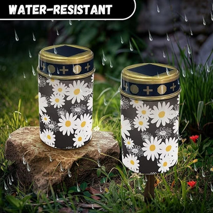 Daisy Solar Garden Light Garden Decoration Waterproof Solar Light Outdoor Solar Powered Landscape Path Light for Path, Yard, Driveway Solar Pathway Lights Outdoor