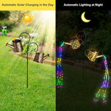 Solar Watering Can Lights Outdoor, IP65 Waterproof Garden Decor Solar Garden Light 8 Multi-Color Changing Modes One | Lumora