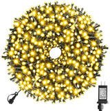 XTF2015 170FT 500 LED Christmas String Lights, Christmas Lights End to End Plug 8 Modes Memory Function with Timer | Lumora