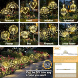 4 Pack Solar Firework Lights 200 LED Create Magical Nights, Waterproof Starburst - Outdoor Security Flood Light | Lumora