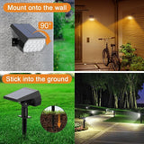 WELALO Solar Color Changing Spot Lights Outdoor, Waterproof Solar Halloween Lights, 7 Modes Multicolor RGB | Lumora