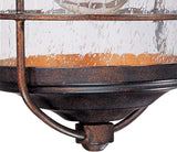 Franklin Iron Works Casa Mirada Rustic Industrial Outdoor Wall Light Fixture Vintage Bronze Metal 12" Clear Seedy | Lumora