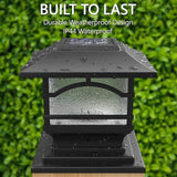 Davinci Lighting Premium Solar Outdoor Post Cap Lights - 4x4 5x5 6x6 - Bright LED Light for Fence Deck Garden or | Lumora
