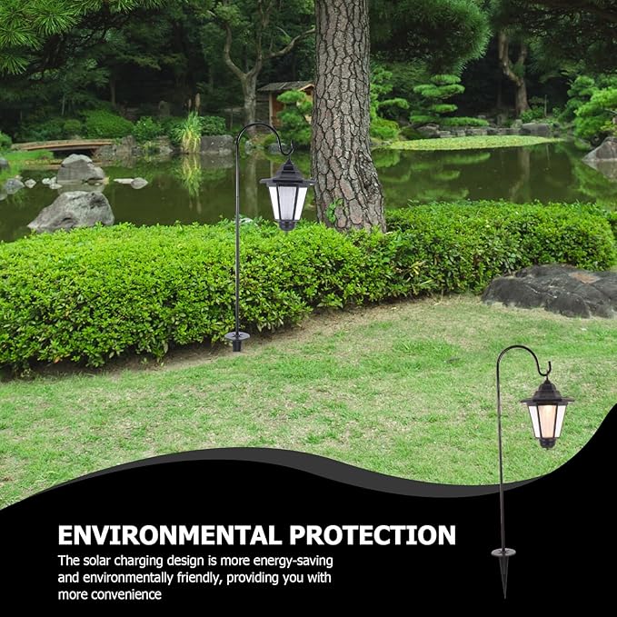 Toyvian Solar Courtyard Lawn Light Hexagonal Vintage Solar Pathway Lamp Waterproof Outdoor Garden Decorative Yellow | Lumora