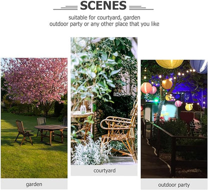 Gadpiparty 1Set Solar Powered Falling Lights LED Tube String Lights for Garden Patio and Holiday Decor Tubes with Remote Control and Solar Panel