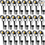 SUNVIE 24 Pack Low Voltage Landscape Lights LED 12W Landscape Lighting with connectors AC/DC 12V-24V Outdoor | Lumora