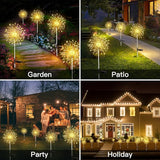 suddus Solar Garden Lights Outdoor Waterproof Decorative, 2Pack 150LED Firework Lights, Solar Fairy Lights for | Lumora