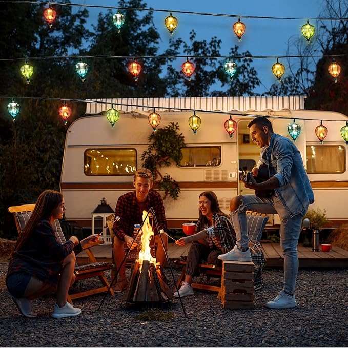 11FT Multicolor String Lights with 10 Bulbs，UL Listed Connectable Waterproof Decorative LED Fairy Hanging Curtain | Lumora