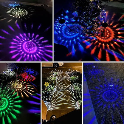 Solar Pathway Lights Outdoor, Color Changing+8 Fixed Color (Warm White, Cool White, Colored) Solar Lights Outdoor, Bright Solar Powered Garden Light (12)