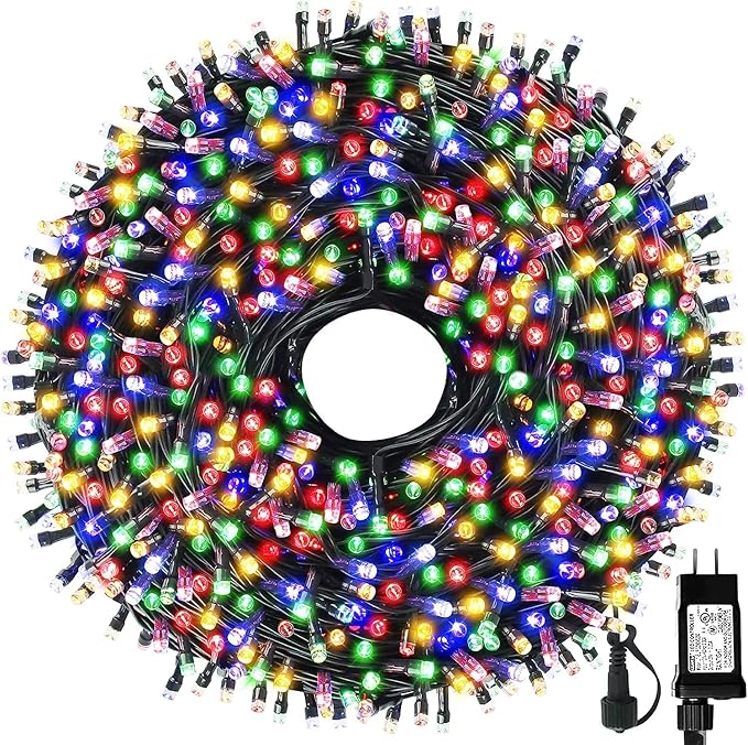 105FT 300LEDs Christmas Lights Outdoor Indoor String Lights 8 Modes Memory Function for Christmas Tree Party | Lumora