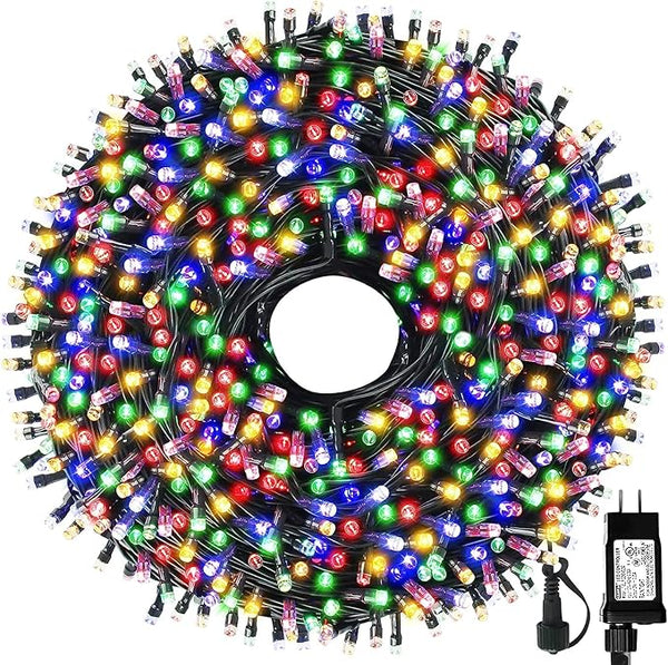 105FT 300LEDs Christmas Lights Outdoor Indoor String Lights 8 Modes Memory Function for Christmas Tree Party | Lumora
