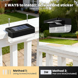 Solar Deck Lights Outdoor 20 Packs, Solar Powered LED Step Lights Waterproof Outdoor for Deck, Step, Fence, Wall | Lumora