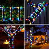 Solar Rope Lights, 2 Packs Total 132ft 400LED Solar String Lights, 8 Modes Waterproof Solar Powered Outdoor Light | Lumora
