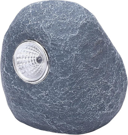 Zerodis Solar Garden Rock Lights Outdoor Path Lights Adjustable Solar Faux Stone LED Powered Landscape Decorative Garden Stone Light for Pathway Walkway