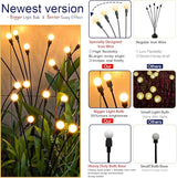 TONULAX Solar Garden Lights - Upgraded Solar Swaying Light, Sway by Wind, Outdoor Lights, Yard Patio Pathway | Lumora