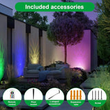 Christmas Halloween Outdoor Spot Lights Black Light Projector, 12W IP65 Waterproof LED Spotlight Outdoor Landscape | Lumora