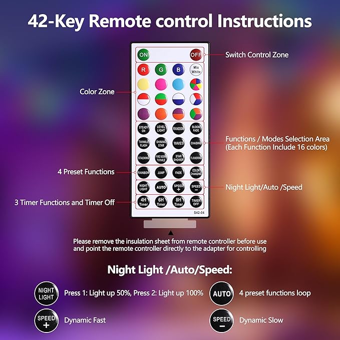 Joomer RGB Christmas Icicle Lights - 95FT Color Changing Outdoor String Lights with Remote Timer, Dripping Blood Effect for Haunted House, Roof, Eaves, Christmas Decor (Non-Connectable)