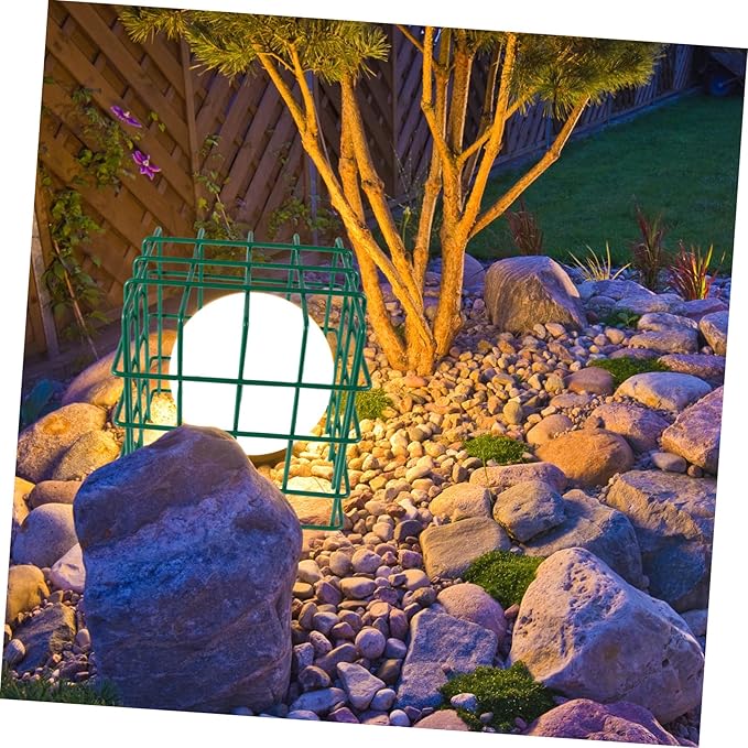 Spotlights Cage Wire Guard Durable Iron Landscape Lighting Protection for Outdoor Gardens Pathways Doorways | Lumora