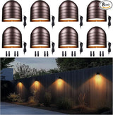 LED Deck Lights - Outdoor Landscape 12V Waterproof Lighting, Low Voltage Step Lights, Warm White & Cool White | Lumora
