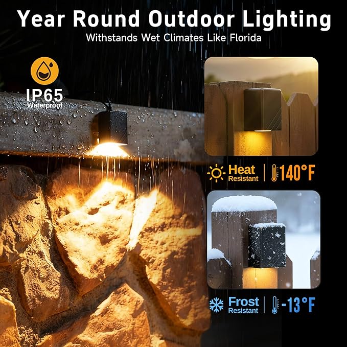 Gardenreet Low Voltage Outdoor Deck Lights - 12V Solid Brass LED Wall Light, Landscape Waterproof Hardwired | Lumora