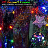 170FT 500 LED Christmas Lights Outdoor Indoor, Waterproof Color Changing Christmas Tree Lights with Timer, Memory | Lumora