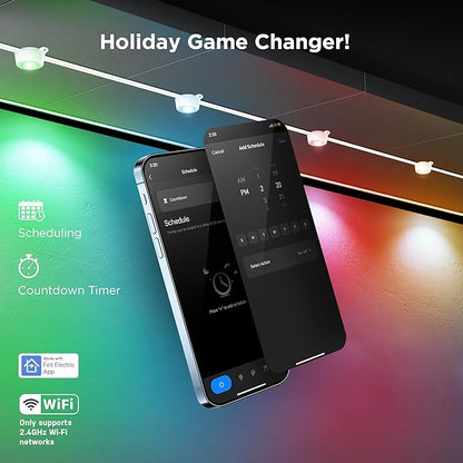 Feit Electric 16FT Extension Only for RGB Smart Permanent Outdoor Lights, Compatible with SL50-36/RGB/AG, Package Does not Include a Controller or Accessories, SL50-36/RGB/AG/16EXT