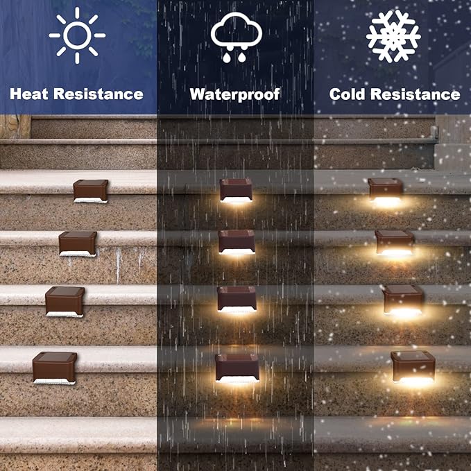 pearlstar Solar Deck Lights Outdoor,24 Pack Solar Deck Lights Outdoor Waterproof Led,for | Lumora