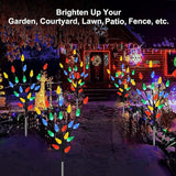 Upgraded 6 Packs 120 LED C6 Solar Christmas Lights, Christmas Decorations Outdoor Yard Lights, 8 Modes Waterproof | Lumora