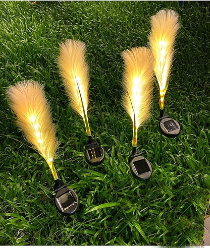 Ulalaza 2PCS Garden Solar Lights Multi-Color Changing LED Flower Stake Light Decorative Landscape Lawn Yard Outdoor Lights Length 430 * 730mm/17 * 29inch