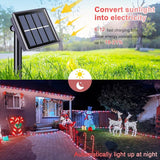 JMEXSUSS 200 LED Solar Rope Lights, 72ft IP 65 Outdoor Waterproof Christmas Lights With 8 Modes, Red and White for | Lumora