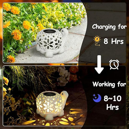 Solar Pathway Lights | Weatherproof LED Decorative, Funny Outdoor Lanterns | Ambient Yard Patio Porch Walkway | Garden Balcony Landscape Lighting | Home Decor Women Gift Use