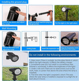 Solar Spot Lights Outdoor，Solar Lights Outdoor Waterproof IP68，Dark Sensing Auto On/Off，Suitable for Garden | Lumora