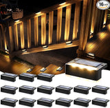 SOLPEX Solar Fence Lights, Solar Deck Lights Outdoor Waterproof Solar Powered for Step, Stair, Balcony,Front | Lumora