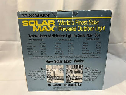 Brinkmann Solar Max Model SL-1 Tier-Style Garden Light