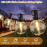 Bosceos 100ft Outdoor G50 LED Globe String Lights Dimmable Waterproof Shatterproof Light Strings with 52 Bulbs | Lumora