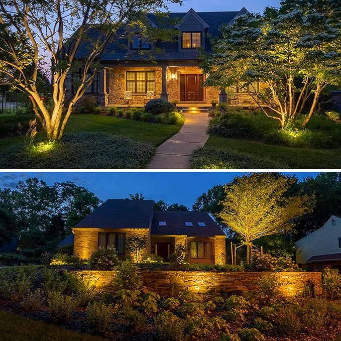 ZUCKEO 10W Landscape Lighting Low Voltage LED Landscape Lights, IP66 Waterproof Landscape Spotlights Yard Lawn | Lumora