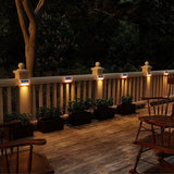 ROSHWEY Solar Deck Lights, 6 Pack 30 LED Stainless Steel Outdoor Deck Lights Solar Powered, IP65 Waterproof Step | Lumora