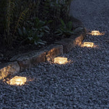 Solar Ice Cube Lights - Solar Brick Light LED Landscape Light Crystal Brick Light Outdoor Path Lights Waterproof | Lumora