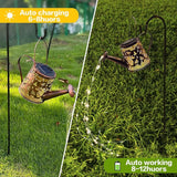 Solar Watering Can Outdoor Lights Garden Decor,Bee Hanging Lantern Waterproof Landscape Lights Outside Decoration | Lumora