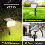 Solar Spot Lights Outdoor 8 Pack, IP65 Waterproof Solar Landscape Spotlights with 65 LEDs, 3 Lighting Modes Solar | Lumora