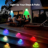 Solar Fence Lights Outdoor, 8 Modes Warm & RGB 6 Color Fence Lights Solar Powered for Outside, IP65 Waterproof, 60 | Lumora
