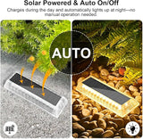 Lacasa Solar Deck Lights 4 Pack, Driveway Dock LED Light Solar Powered Outdoor Waterproof Road Markers for Step | Lumora