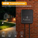 6W Low Voltage Landscape Lighting Kit, Landscape Lights with Transformer 33FT UL-Listed Wire & Connectors, 3000K | Lumora