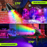 ZZXX 20W RGB Outdoor Spotlight Halloween 120V Color Changing Landscape Lights Waterproof LED Multicoloured | Lumora