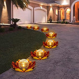 WNP Solar Flower Light Outdoor Christmas Decorative,Garden Solar Powered Lights,Yard Solar Glass Ball Light with | Lumora