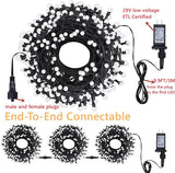 LED Christmas Lights Outdoor,300LED 105Ft 8 Modes Plug-in Connectable Waterproof Globe String Lights for Outdoor & | Lumora