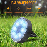 12 Packs Bright Solar Blue Lights and Solar Pathway Lights 10 Pack RGB Color Changing | Lumora