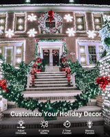 120FT 380 LED Christmas String Lights, 8 Modes Plug in Fairy Lights Connectable, Timer & Memory, Indoor Outdoor | Lumora