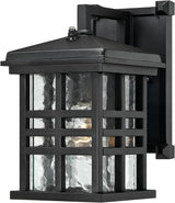 Westinghouse 6204500 Caliste 1 Light Outdoor Wall Lantern with Dusk to Dawn Sensor, Textured Black | Lumora