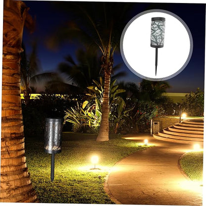Garden Solar Lights Outdoor Landscape Decoration Leaf Projector Solar Pathway Lights for Outdoor